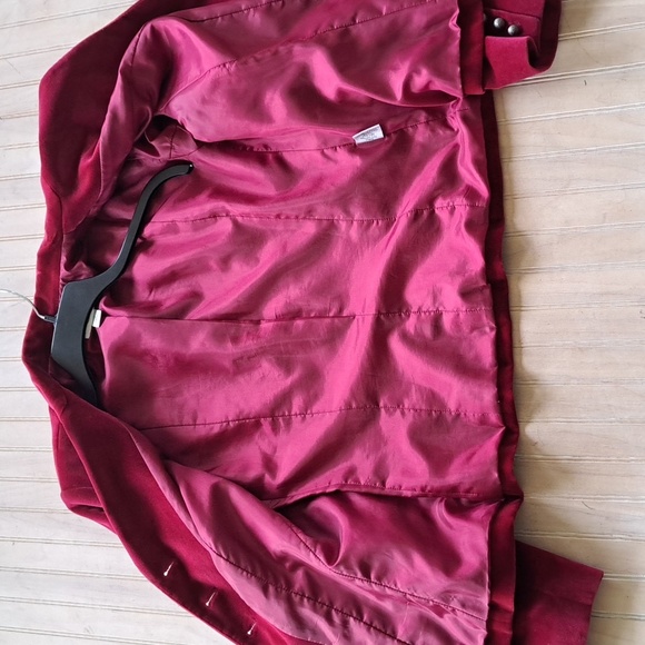 Talbots Classy Velvet Dressy Rich Textured  Structured Blazer Stylish Jacket - Picture 5 of 7